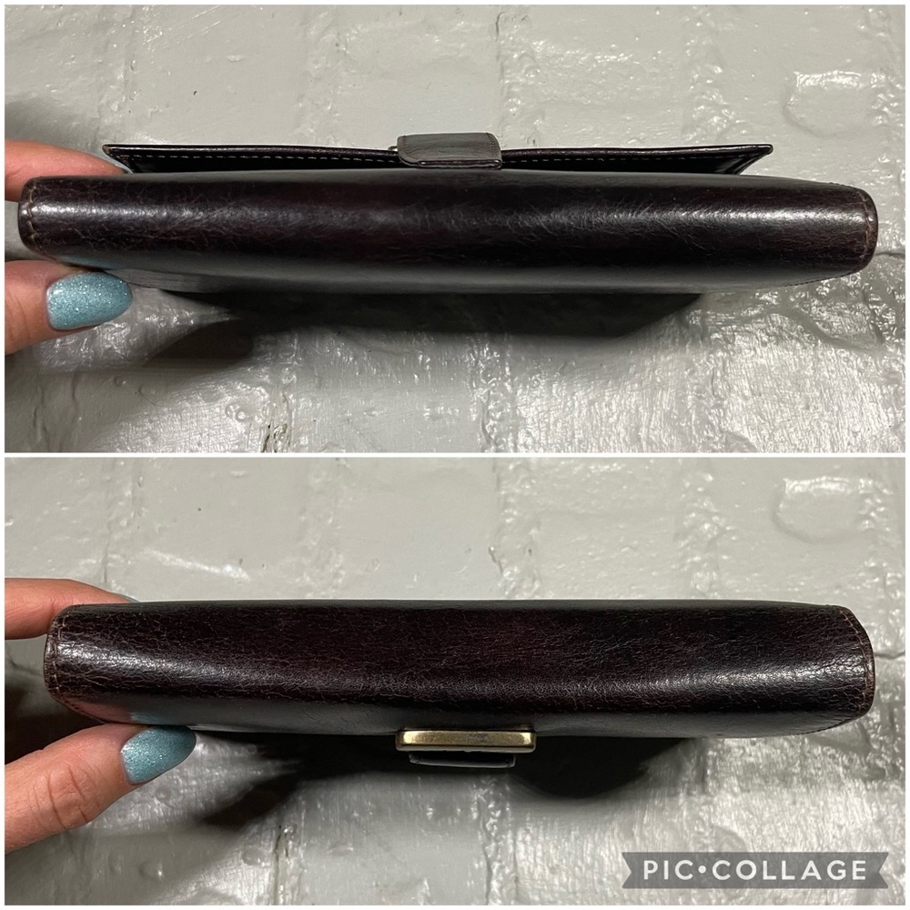 Velez dark brown leather wallet - Picture 5 of 15
